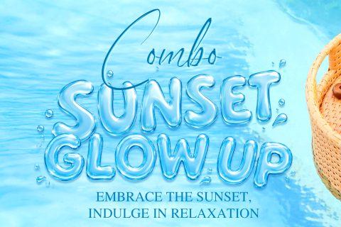 𝐒𝐔𝐍𝐒𝐄𝐓 𝐆𝐋𝐎𝐖-𝐔𝐏 𝐂𝐎𝐌𝐁𝐎 – EMBRACE THE SUNSET, INDULGE IN RELAXATION